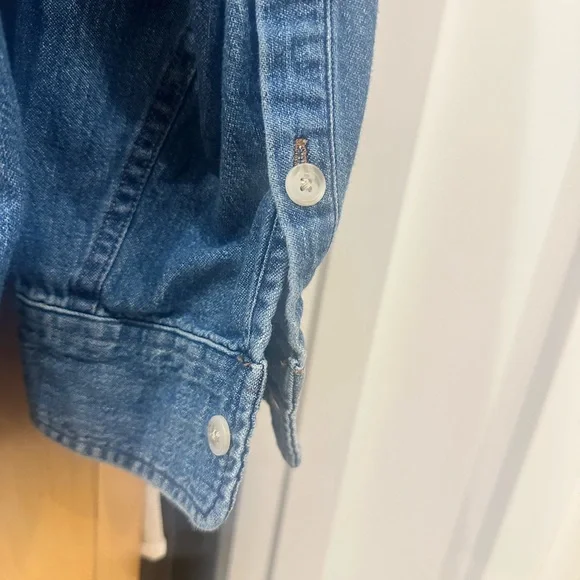 Aritzia Denim Forum 80’s Classic Button Down Shirt - Picture 5 of 5